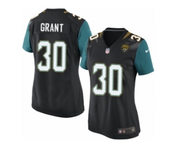 Women Nike Jacksonville Jaguars #30 Corey Grant Game Black Alternate NFL Jersey