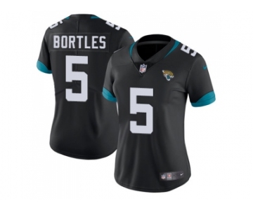 Women Nike Jacksonville Jaguars #5 Blake Bortles Black Alternate Stitched NFL Vapor Untouchable Limited Jersey