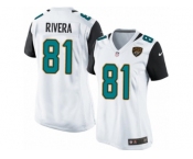 Women Nike Jacksonville Jaguars #81 Mychal Rivera Game White NFL Jersey