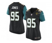 Women Nike Jacksonville Jaguars #95 Abry Jones Game Black Alternate NFL Jersey