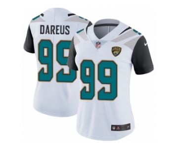 Women Nike Jacksonville Jaguars #99 Marcell Dareus White Vapor Untouchable Limited Player NFL Jersey
