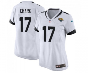 Women's Jacksonville Jaguars #17 DJ Chark Game White Football Jersey