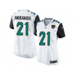 Women's Nike Jacksonville Jaguars #21 Prince Amukamara Limited White NFL Jersey