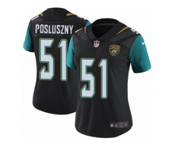 Women's Nike Jacksonville Jaguars #51 Paul Posluszny Vapor Untouchable Limited Black Alternate NFL Jersey