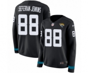 Women's Nike Jacksonville Jaguars #88 Austin Seferian-Jenkins Limited Black Therma Long Sleeve NFL Jersey
