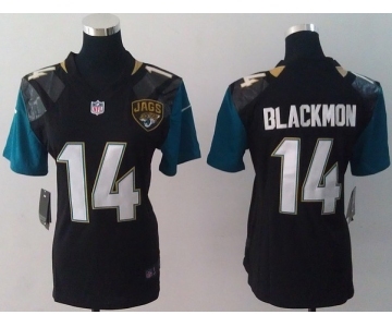 nike women nfl jerseys jacksonville jaguars #14 blackmon black[new nike]
