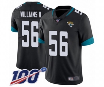 Youth Jacksonville Jaguars #56 Quincy Williams II Black Team Color Vapor Untouchable Limited Player 100th Season Football Jersey