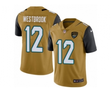 Youth Nike Jacksonville Jaguars #12 Dede Westbrook Limited Gold Rush NFL Jersey