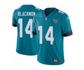 Youth Nike Jacksonville Jaguars #14 Justin Blackmon Teal Green Team Color Stitched NFL Vapor Untouchable Limited Jersey