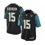 Youth Nike Jacksonville Jaguars #15 Allen Robinson Black Alternate NFL Jersey