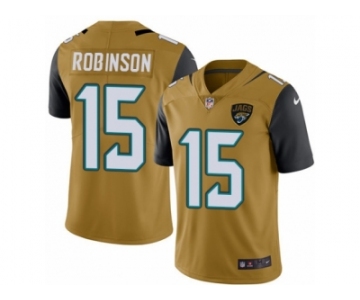 Youth Nike Jacksonville Jaguars #15 Allen Robinson Limited Gold Rush NFL Jersey