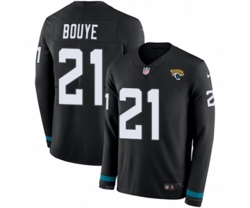 Youth Nike Jacksonville Jaguars #21 A.J. Bouye Limited Black Therma Long Sleeve NFL Jersey