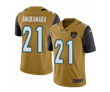 Youth Nike Jacksonville Jaguars #21 Prince Amukamara Limited Gold Rush NFL Jersey