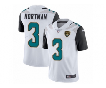 Youth Nike Jacksonville Jaguars #3 Brad Nortman White Vapor Untouchable Limited Player NFL Jersey