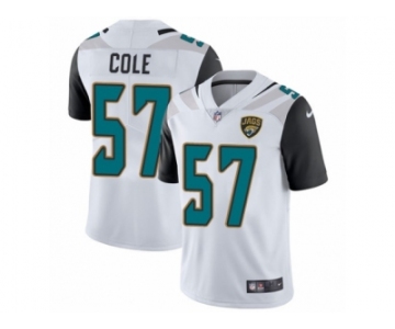 Youth Nike Jacksonville Jaguars #57 Audie Cole White Vapor Untouchable Limited Player NFL Jersey