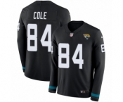 Youth Nike Jacksonville Jaguars #84 Keelan Cole Limited Black Therma Long Sleeve NFL Jersey