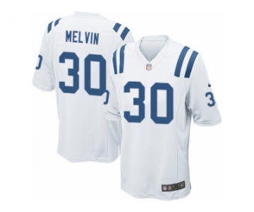 Men Nike Indianapolis Colts #30 Rashaan Melvin Game White NFL Jersey
