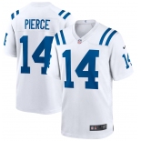 Men's Indianapolis Colts #14 Alec Pierce Limited White Vapor Jersey