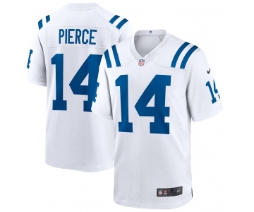 Men's Indianapolis Colts #14 Alec Pierce Limited White Vapor Jersey