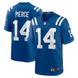 Men's Indianapolis Colts #14 Alec Pierce Nike Royal 2026 Official NFL Game Jersey