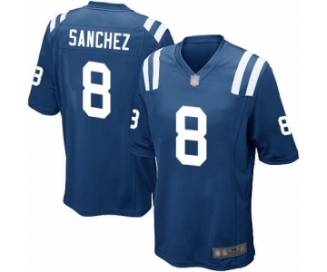 Men's Indianapolis Colts #8 Rigoberto Sanchez Game Royal Blue Team Color Football Jersey