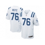 Men's Nike Indianapolis Colts #76 Joe Reitz Game White NFL Jersey