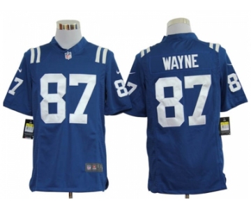 nike nfl jerseys Indianapolis Colts #87 Reggie Wayne Blue [game]