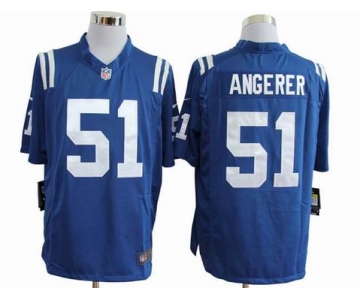 nike nfl jerseys indianapolis colts #51 angerer blue[game]