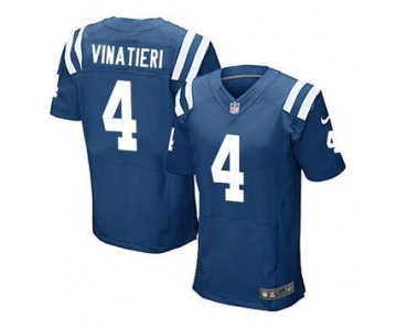 nike nfl indianapolis colts #4 vinatieri blue[Elite]