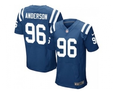 nike nfl jerseys indianapolis colts #96 henry anderson blue[Elite]