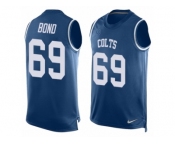 Men Nike Indianapolis Colts #69 Deyshawn Bond Limited Royal Blue Player Name & Number Tank Top NFL Jersey
