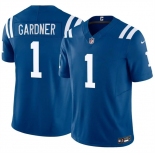 Men's Indianapolis Colts #1 Sauce Gardner Blue 2025 F.U.S.E. Vapor Limited Stitched Football Jersey Men's Indianapolis Colts #1 Sauce Gardner Blue 2025 F.U.S.E. Vapor Limited Stitched Football Jersey