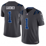 Men's Indianapolis Colts #1 Sauce Gardner Dark Gray 2026 F.U.S.E. Rivalries Collection Limited Football Stitched Jersey Men's Indianapolis Colts #1 Sauce Gardner Dark Gray 2026 F.U.S.E. Rivalries Collection Limited Football Stitched Jersey