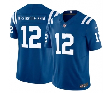 Men's Indianapolis Colts #12 Nick Westbrook-Ikhine Blue 2026 F.U.S.E. Vapor Limited Football Stitched Jersey