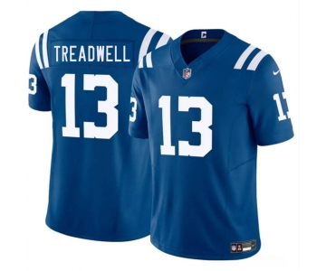 Men's Indianapolis Colts #13 Laquon Treadwell Blue 2025 F.U.S.E. Vapor Limited Football Stitched Jersey