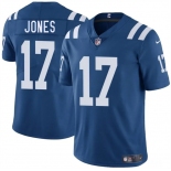 Men's Indianapolis Colts #17 Daniel Jones Blue 2025 Vapor Limited Football Stitched Jersey