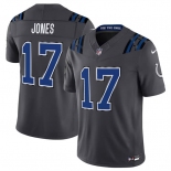 Men's Indianapolis Colts #17 Daniel Jones Dark Gray 2026 F.U.S.E. Rivalries Collection Limited Football Stitched Jersey