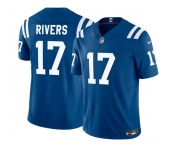 Men's Indianapolis Colts #17 Philip Rivers Blue 2025 F.U.S.E. Vapor Limited Football Stitched Jersey Men's Indianapolis Colts #17 Philip Rivers Blue 2025 F.U.S.E. Vapor Limited Football Stitched Jersey