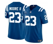 Men's Indianapolis Colts #23 Kenny Moore II Blue 2025 F.U.S.E. With 4-Star C Patch Vapor Limited Football Stitched Jersey