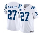 Men's Indianapolis Colts #27 Justin Walley White 2026 F.U.S.E. 1-Star C Patch Vapor Limited Football Stitched Jersey Men's Indianapolis Colts #27 Justin Walley White 2026 F.U.S.E. 1-Star C Patch Vapor Limited Football Stitched Jersey