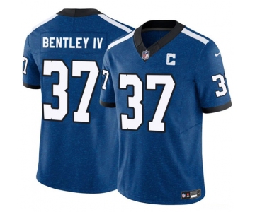 Men's Indianapolis Colts #37 Ulysses Bentley IV Blue 2025 F.U.S.E. Throwback Vapor Limited Football Stitched Jersey
