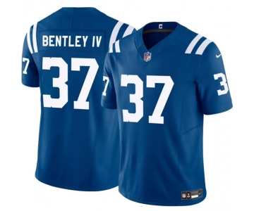 Men's Indianapolis Colts #37 Ulysses Bentley IV Blue 2025 F.U.S.E. Vapor Limited Football Stitched Jersey