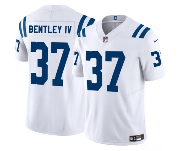 Men's Indianapolis Colts #37 Ulysses Bentley IV White 2025 F.U.S.E. Vapor Limited Football Stitched Jersey