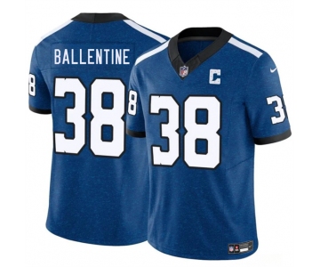 Men's Indianapolis Colts #38 Corey Ballentine Blue 2025 F.U.S.E. Throwback Vapor Limited Football Stitched Jersey