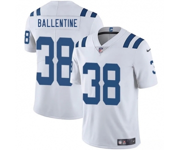Men's Indianapolis Colts #38 Corey Ballentine White 2025 Vapor Limited Football Stitched Jersey
