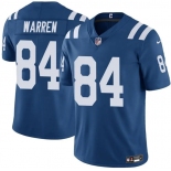 Men's Indianapolis Colts #84 Tyler Warren Blue Vapor Limited Football Stitched Jersey Men's Indianapolis Colts #84 Tyler Warren Blue Vapor Limited Football Stitched Jersey