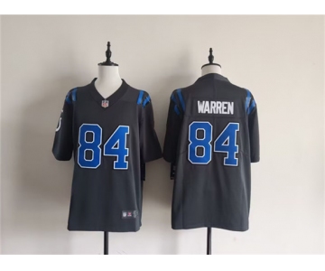 Men's Indianapolis Colts #84 Tyler Warren Dark Gray 2026 Rivalries Collection Limited Football Stitched Jersey