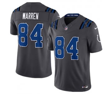 Men's Indianapolis Colts #84 Tyler Warren Dark Gray2026 F.U.S.E. Rivalries Collection Limited Football Stitched Jersey