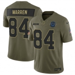 Men's Indianapolis Colts #84 Tyler Warren Olive 2025 Salute to Service Limited Football Stitched Jersey Men's Indianapolis Colts #84 Tyler Warren Olive 2025 Salute to Service Limited Football Stitched Jersey