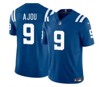 Men's Indianapolis Colts #9 Ajou Ajou Blue 2025 F.U.S.E. Vapor Limited Football Stitched Jersey